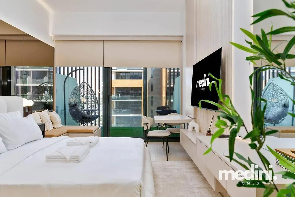 公寓 迪拜Azizi Riviera - 12Min From Downtown公寓 阿拉伯联合酋长国